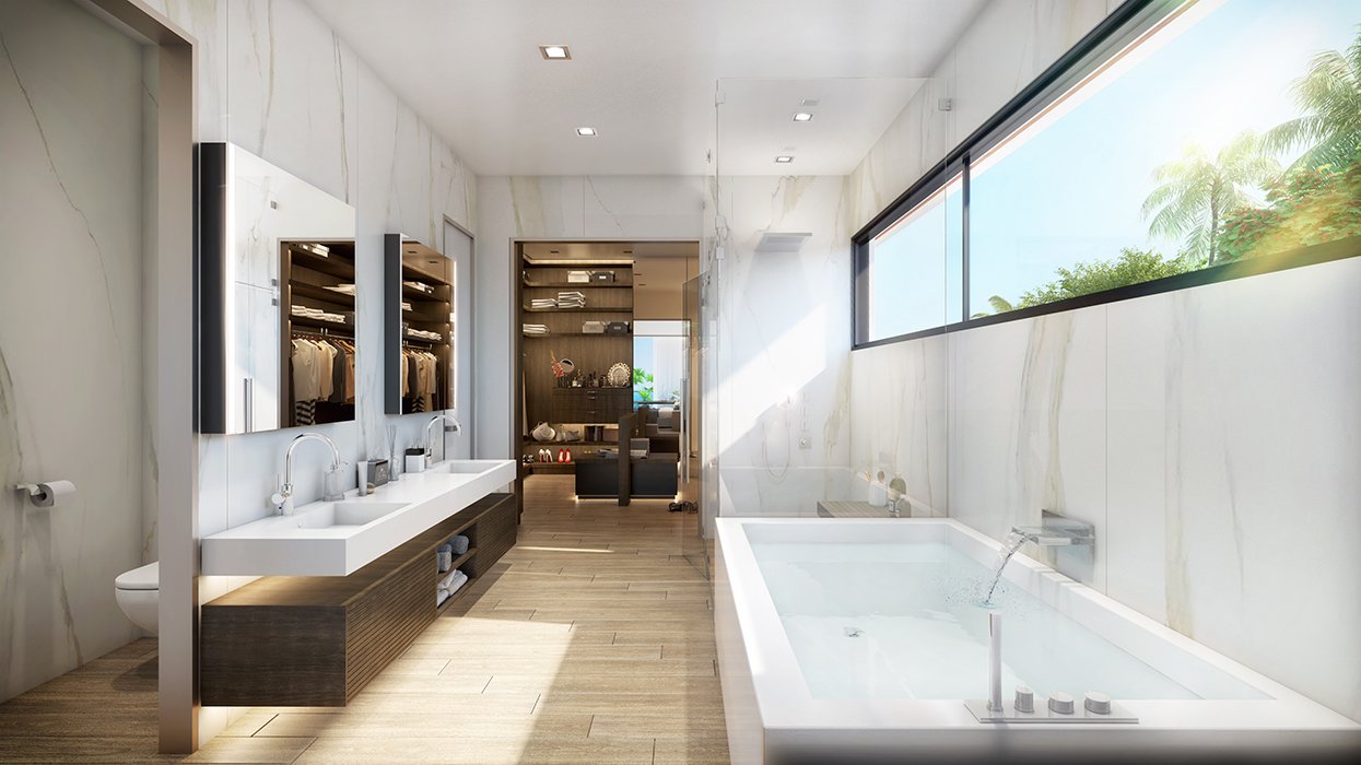 Interior View architecture project at Biscayne Point, Miami Beach Interior View architecture project at Biscayne Point, Miami Beach
