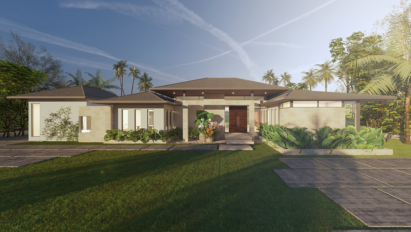 suncrest-drive-architecture-exterior-view Architecture project in Suncrest Drive, Florida
