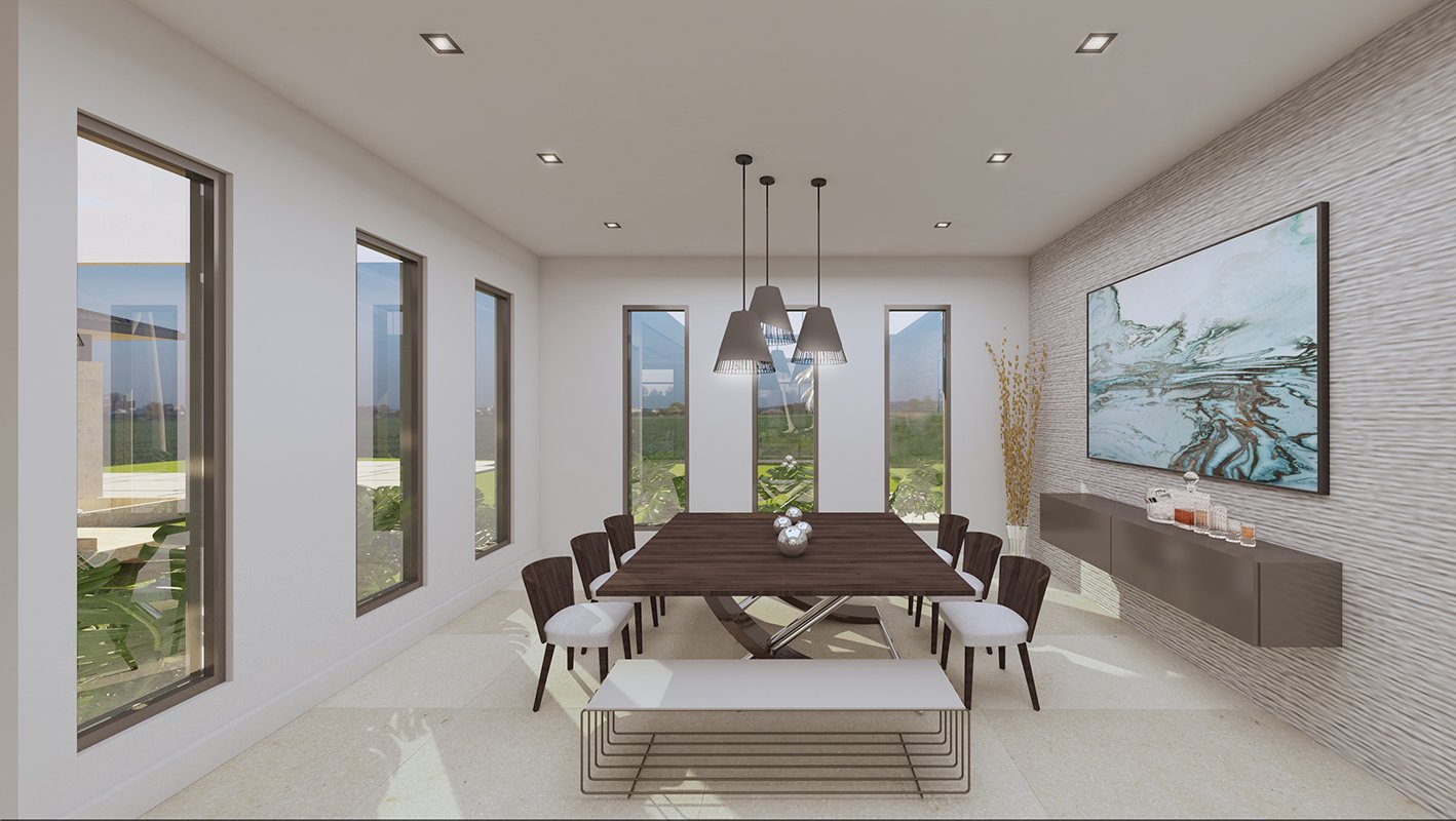 suncrest-drive-interior-design-view-dinning-room Interior Design dinning room project in Suncrest Drive, Florida