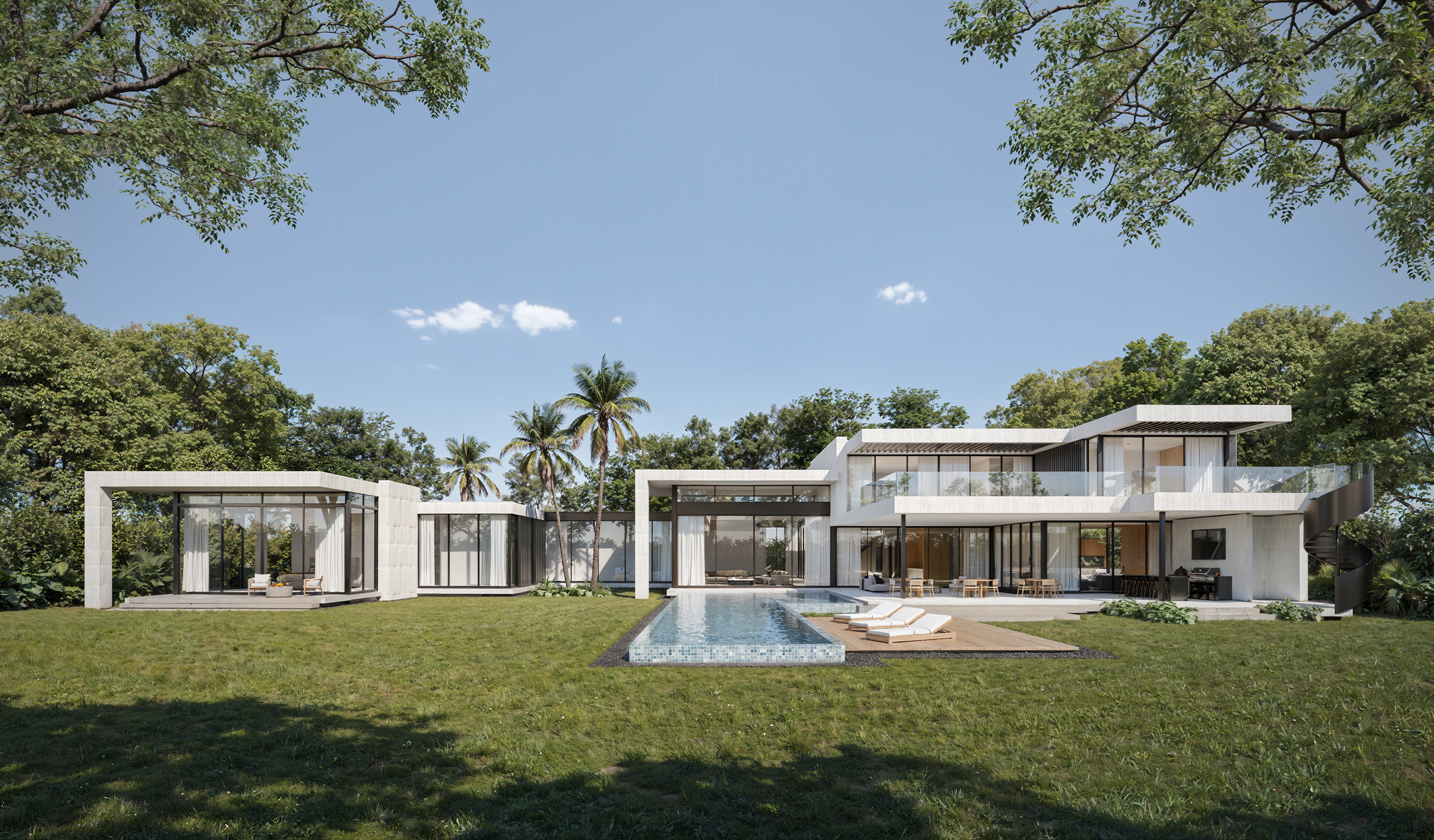 Pabby - Rear Facade (8) Oaks Residence