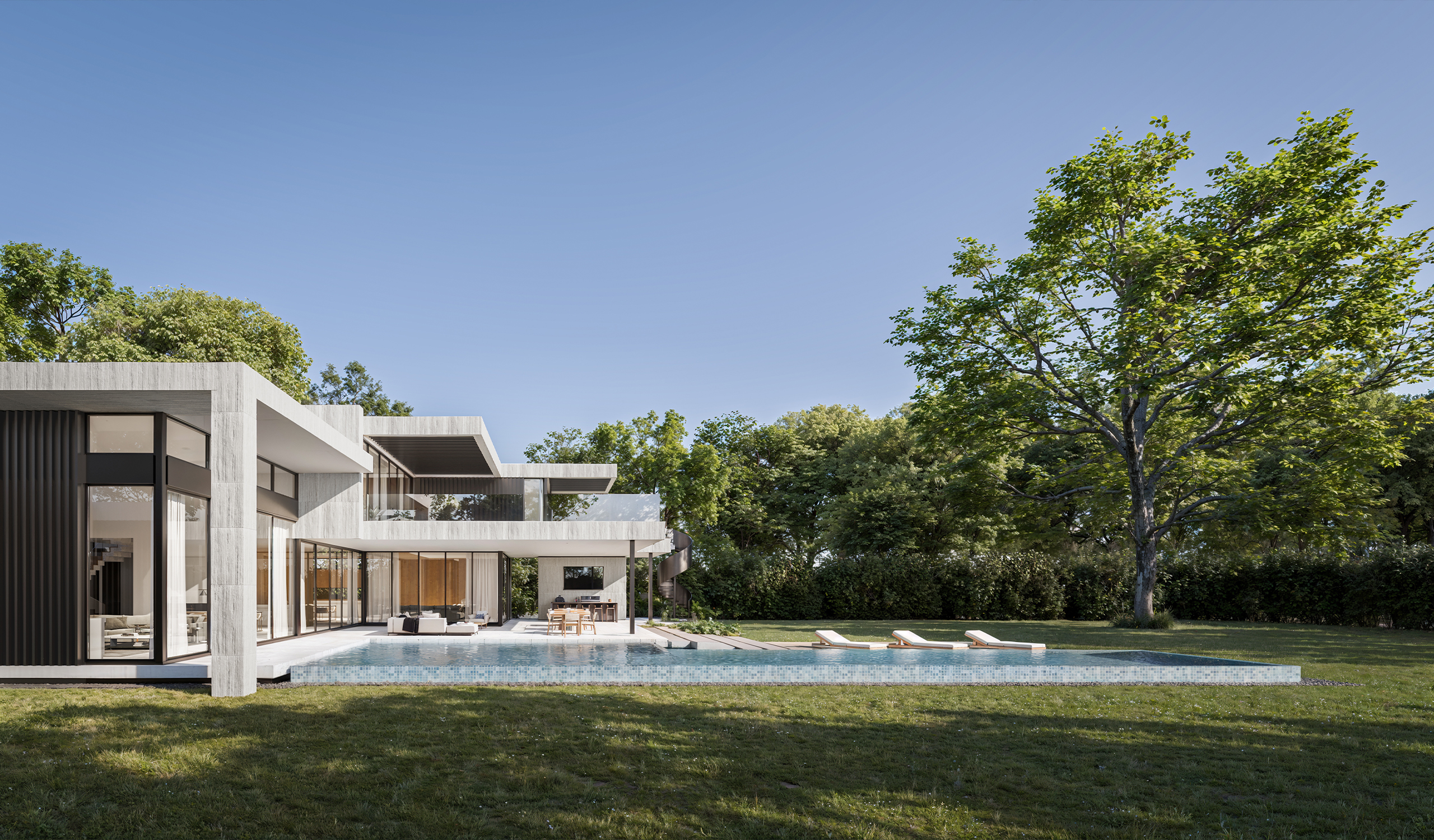 Pabby - Rear Left Pool View Oaks Residence