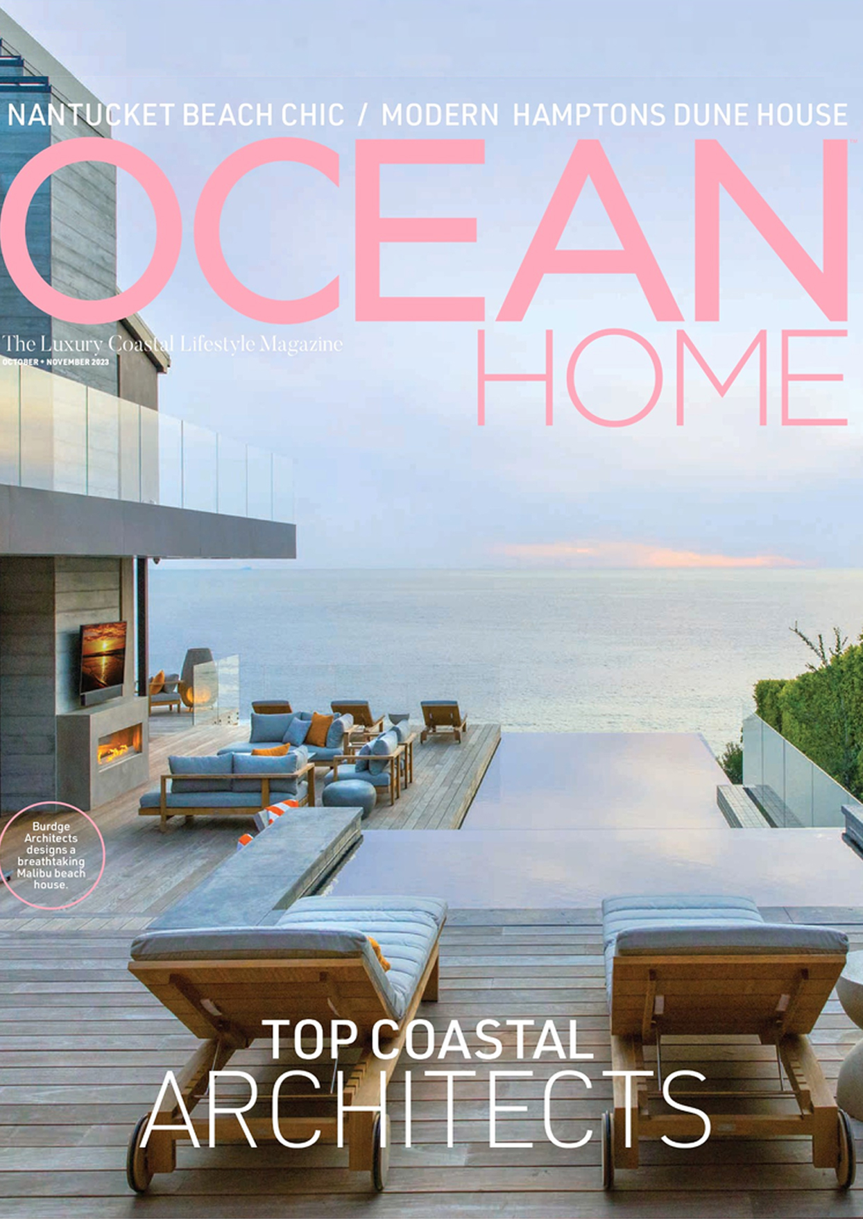 2023 Ocean Home Top 50 Magazine Cover