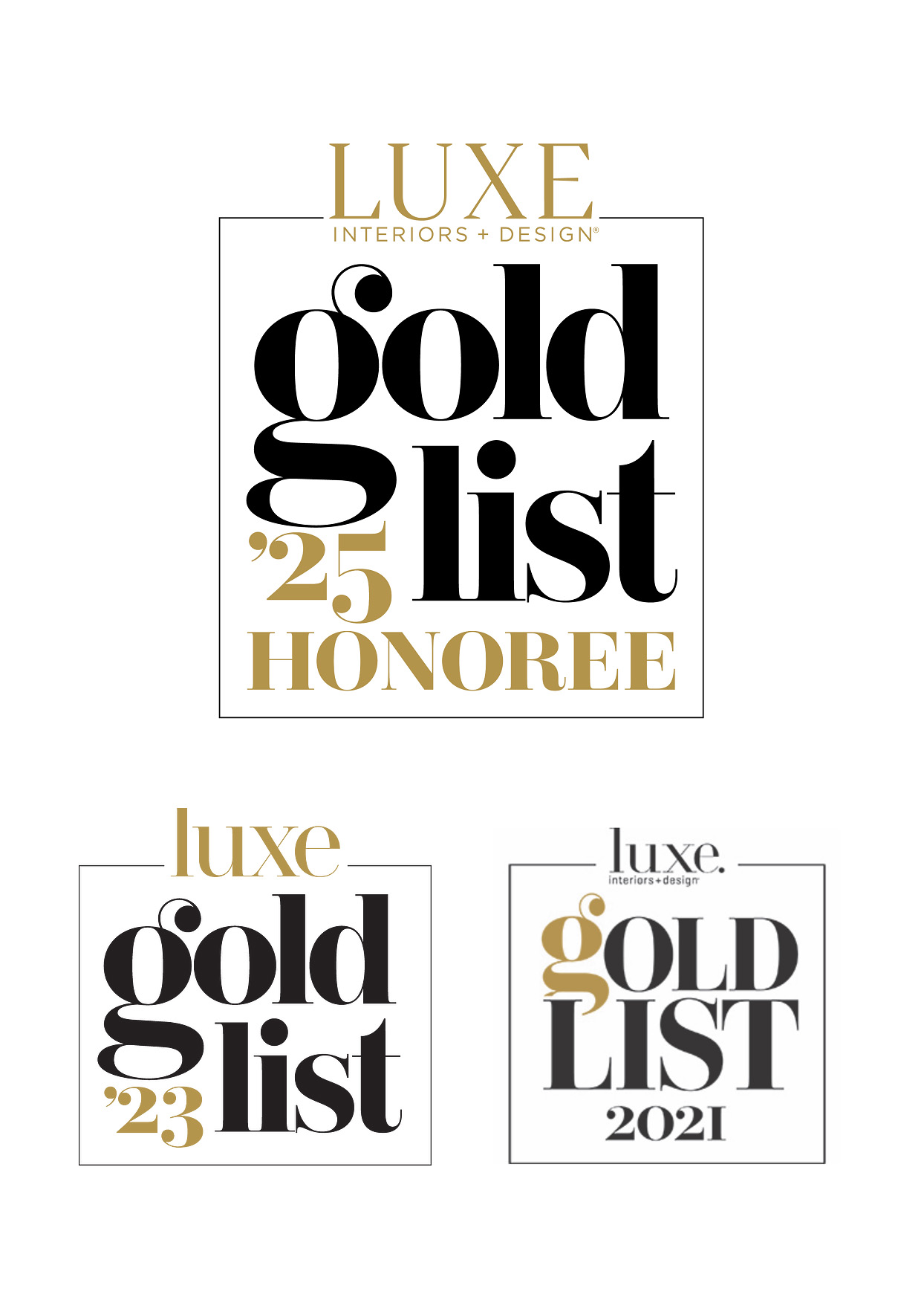 Luxe Gold List Honoree 2025 Luxe Gold List Honoree 2025