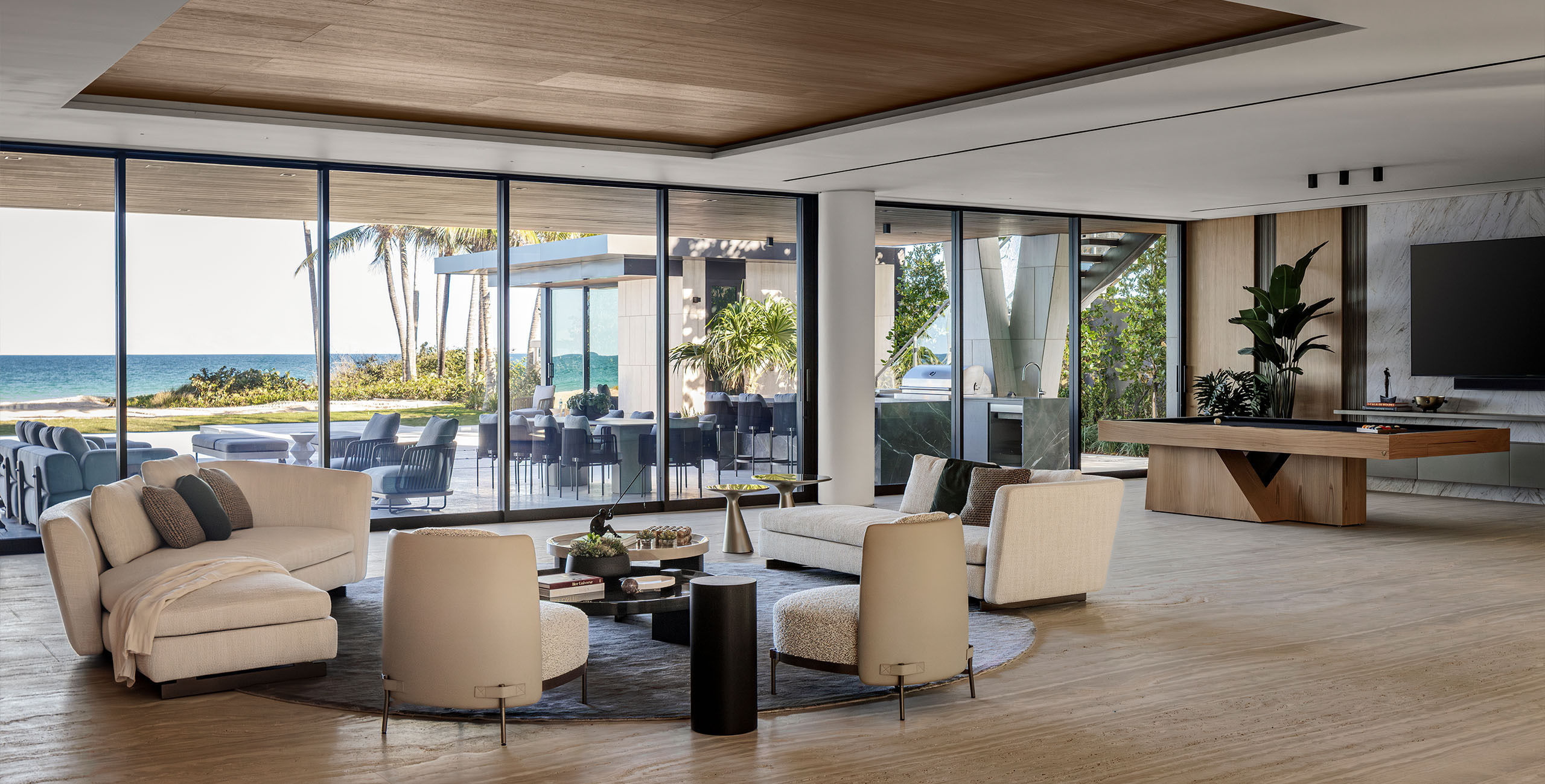 255 Ocean Golden Beach - Ground Floor Social Area